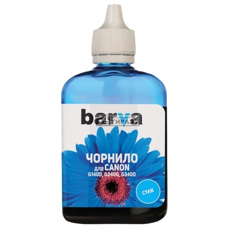 Чернила CANON barva-G490-508 Cyan G1400/G2400/G3400, 90ml купить по самой низкой цене