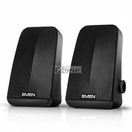 Акустика SVEN 380 2.0 (2x3W,USB питание) black  ABS-пластик купить по самой низкой цене