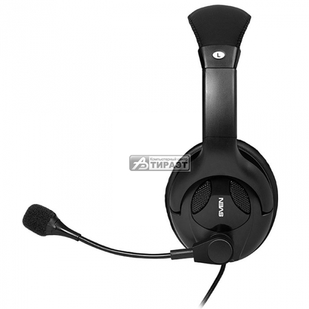 Наушники с микрофоном SVEN AP-675MV (разъем 3pin/3,5мм) black купить по самой низкой цене