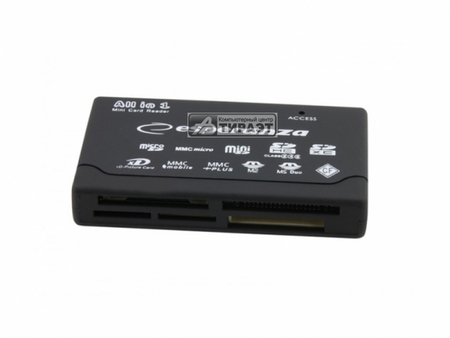 Картридер Esperanza EA119 внешний, USB 2.0, black купить по самой низкой цене