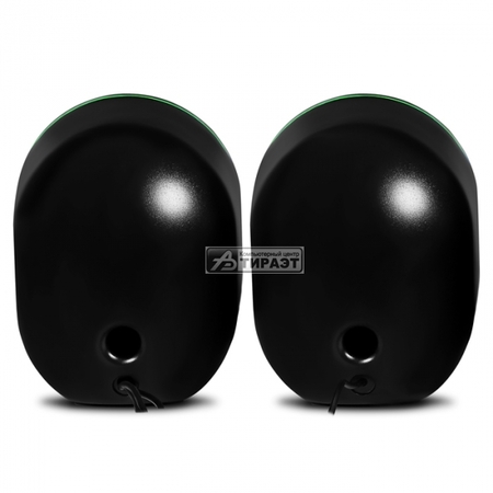 Акустика SVEN 290 2.0 (2x2.5W,USB питание)black/green,ABS-пластик купить по самой низкой цене