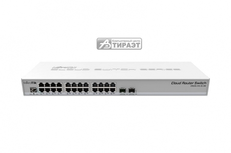 Маршрутизатор Mikrotik (CRS326-24G-2S+RM) 24xGbit 2xSFP+, RouterOS L5 купить по самой низкой цене