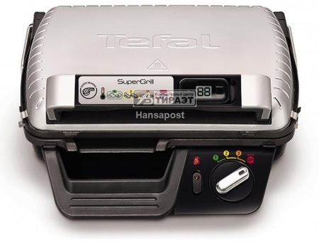 Гриль настольный электрический Tefal GC451B12 2000Вт купить по самой низкой цене