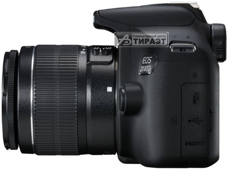 Фотокамера CANON EOS-2000D EOS EF-S 18-55 IS II (24.1Mp,OIS) 2728C008AA купить по самой низкой цене