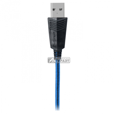Наушники с микрофоном SVEN AP-U980MV USB,7.1,подсветка,black/blue купить по самой низкой цене