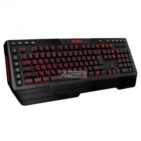 Клавиатура SVEN KB-G9600 USB,black,програм.клавиши,подсветка,120кл. купить по самой низкой цене