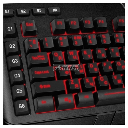 Клавиатура SVEN KB-G9600 USB,black,програм.клавиши,подсветка,120кл. купить по самой низкой цене