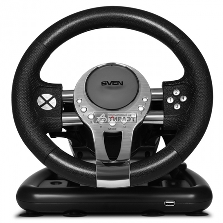 Руль SVEN GC-W800 (Рул.колесо+2 педали,USB,обр.связь,перекл.Tiptronic) купить по самой низкой цене