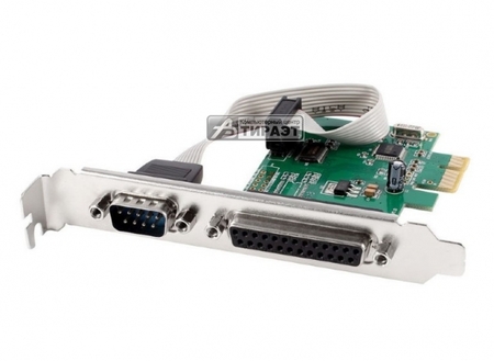 Адаптер для подключения 1*COM+1*LPT портов  в PCI-Express слот (PEX-COMLPT-01) купить по самой низкой цене