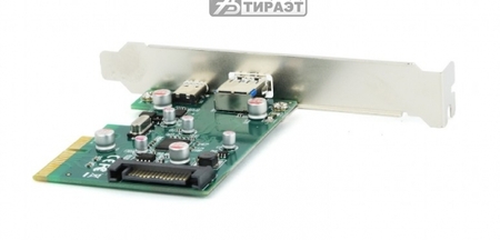 Адаптер для подключения 2*USB3.1 (тип A+тип C) в PCI слот (PEX-U31-01) купить по самой низкой цене