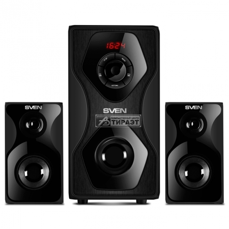 Акустика SVEN MS-2055 2.1(2x12.5+30W,Bluetooth,USB/SD,FM,Д/У) blk купить по самой низкой цене