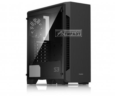 Корпус MidiTower ATX Zalman S3 Black, без бп, Fan 120mm купить по самой низкой цене