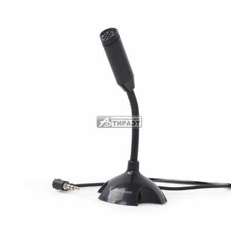 Микрофон настольный  MIC-D-02 всенаправленный, гибкая шея, выключатель, 100Hz-16kHz, 3.5mm audioplug, 1.1m купить по самой низкой цене