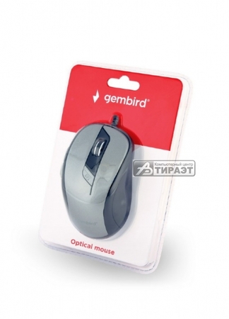 Мышь Gembird MUS-6B-01-BG USB, 6кн., 400-800-1200-1600DPI, black/silver купить по самой низкой цене