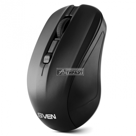Мышь SVEN OPTICAL Wireless RX-270W, 3+1кн., 800/1200/1600dpi, 2.4ГГц, 1*AA, USB, Black купить по самой низкой цене