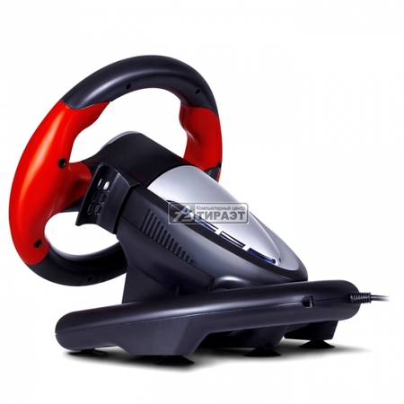Руль SVEN GC-W400 (9' Рул.колесо+2 педали, USB, виброотдача, 2оси/8позиц/10кнопок) black/red купить по самой низкой цене