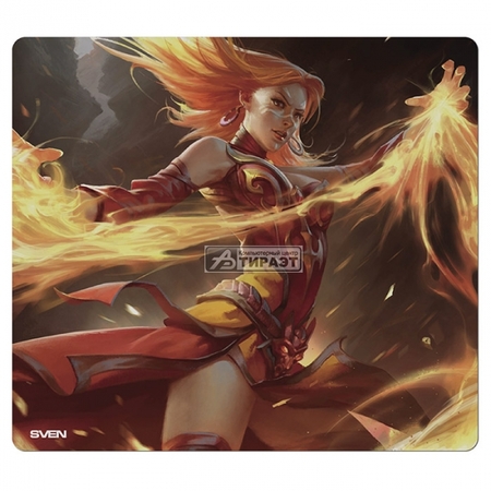 Коврик SVEN (MP-GF1L) коврик д/опт.мыши, 450x400x3мм, ткань+резин, картинка купить по самой низкой цене