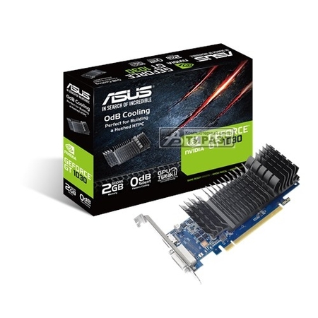 Видеокарта PCI-E 3.0 2Gb GDDR5 ASUS GT1030, 64b (GT1030-SL-2G-BRK) DVI/HDMI купить по самой низкой цене