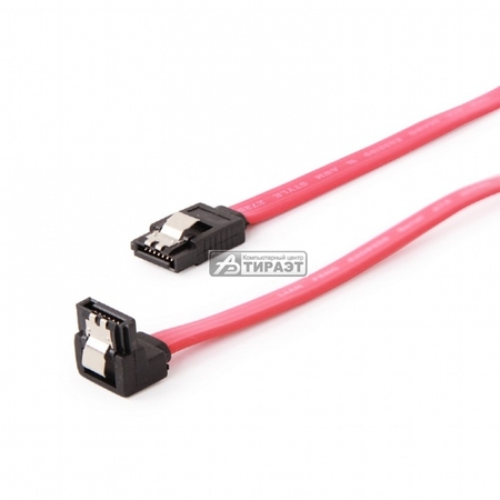 Кабель интерфейсный-шлейф (CC-SATAM-DATA90-0.3M) 30см, SATA3, разъёмы - 1 прямой 1 угловой купить по самой низкой цене