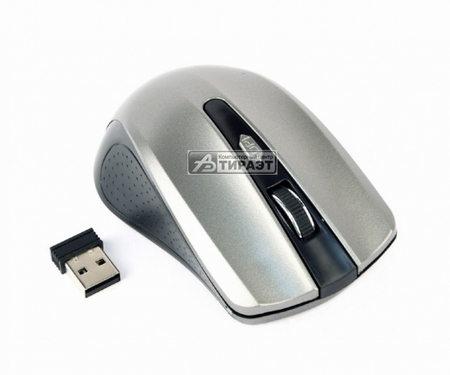 Мышь Gembird MUSW-4B-04-BG Wireless USB, 4кн., 800-1200-1600DPI, black/grey купить по самой низкой цене