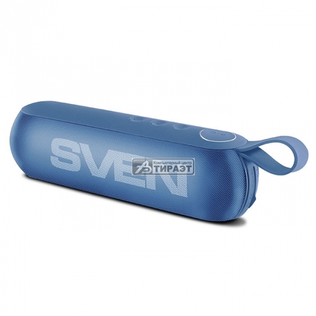 Портативная акустика SVEN PS-75 blue (2x3W, BT, USB/mSD, питание USB/DC 5V/аккум. Li-ion 1200mAh) купить по самой низкой цене