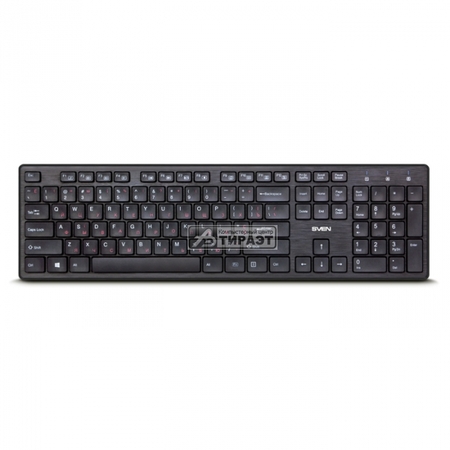 Клавиатура SVEN KB-E5800W (wireless, USB, до 10м) black купить по самой низкой цене