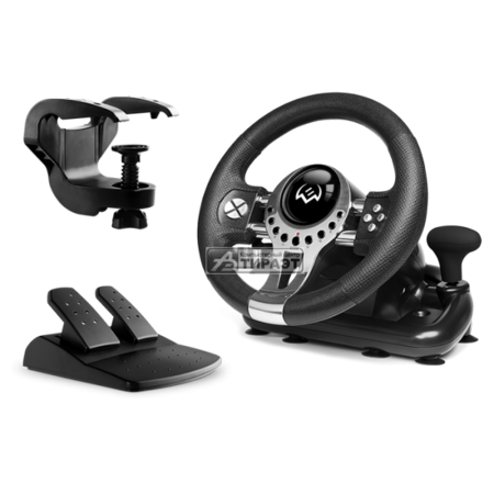 Руль SVEN GC-W700  (10' Рул.колесо+2 педали, USB, виброотдача, 2оси/8позиц/12кнопок) купить по самой низкой цене