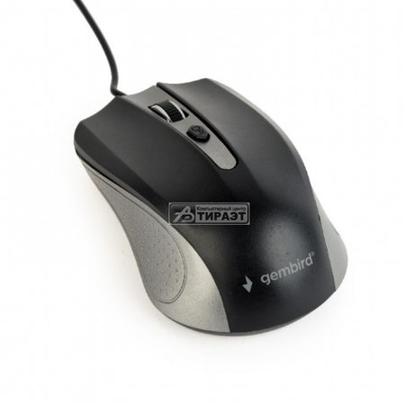 Мышь Gembird MUS-4B-01-GB  USB, 3кн. grey/black купить по самой низкой цене