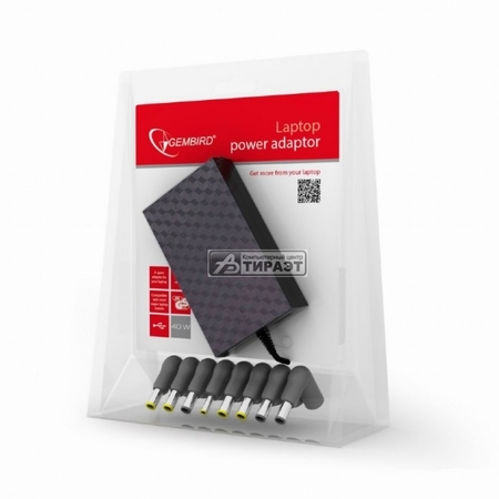 Адаптер питания для ноутбуков универсальный (NPA-AC3) 40W, Output: 9.5/12/15/16/18/18.5/19/19.5/20V, 2-3.3A купить по самой низкой цене