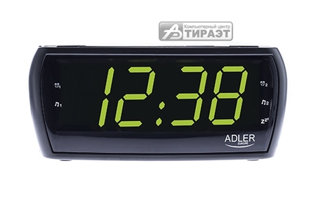 Часы настольные с радио ADLER AD-1121 (FM/AM, питание от сети, LED дисплей, будильник) купить по самой низкой цене