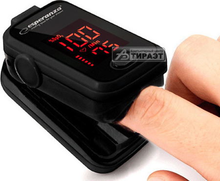 Пульсоксиметр Esperanza (ECO001) напалечный (для измерения ЧСС и уровня кислорода в крови) купить по самой низкой цене