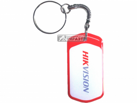 Карта доступа-брелок Hikvision (DS-K7M102-M) MIFARE1, red/white, пластик купить по самой низкой цене