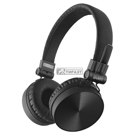 Наушники с микрофоном SVEN AP-B500MV black (Bluetooth v4.2, HSP/HFP/A2DP/AVRCP, 20-20000Гц, 3.5мм/3pin, 0.8м) купить по самой низкой цене