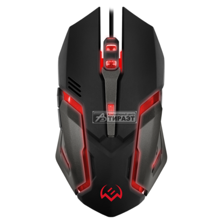 Мышь SVEN RX-G740, USB, 5+1кн., 800/1200/1800/2400dpi, black, подсветка купить по самой низкой цене