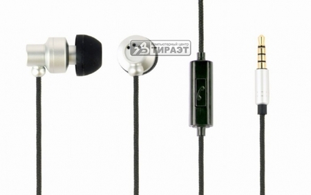 Наушники с микрофоном Gembird (MHS-EP-CDG-S 'PARIS') вкладыши, проводные, 20-20000Гц, silver купить по самой низкой цене
