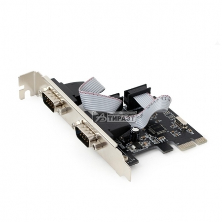 Контроллер (SPC-22)   PCI-Express rev.1.1 -> 2*RS-232 DB9  + планка Low-profile купить по самой низкой цене