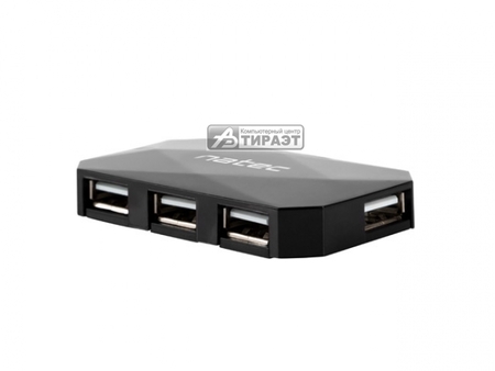 HUB  4PORT USB 2.0 Natec Locust NHU-0647 black купить по самой низкой цене