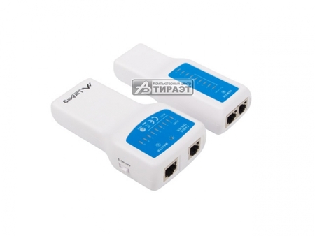 Тестер кабельный  RJ-45 / RJ-11 / RJ-12  LANBERG (NT-0402) купить по самой низкой цене