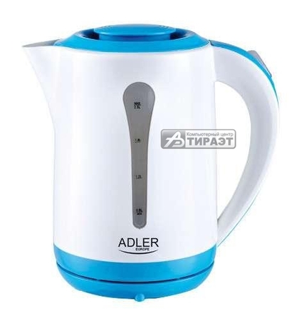 Электрочайник Adler AD 1244 (2.5л, 2кВт,, пластик) купить по самой низкой цене