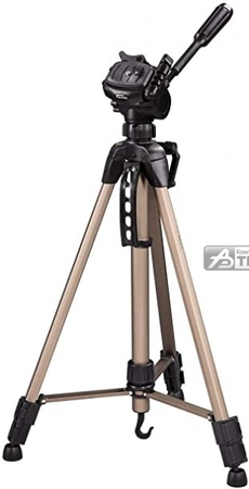 Фотоштатив HAMA STAR 61 TRIPOD (арт.004161) высота съемки 60-153см, нагр.макс.до 3кг, площадка 3D, чехол купить по самой низкой цене