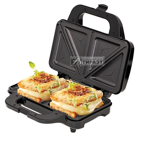 Бутербродница ADLER AD 3043 (1300Вт  black/silver) купить по самой низкой цене