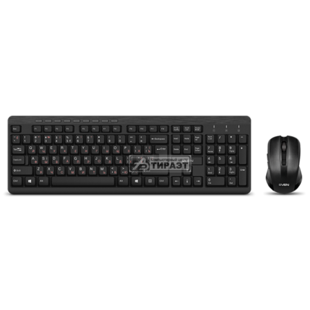 Клавиатура+мышь SVEN KB-C3400W Wireless, USB, black купить по самой низкой цене