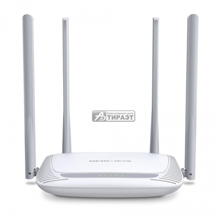 Маршрутизатор Mercusys MW325R (3p Lan+1p Wan, 802.11n/b/g, 300Mbps, 2.4ГГц, 4 антены) white купить по самой низкой цене