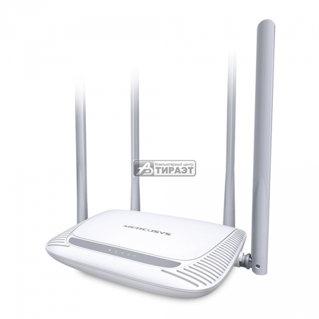 Маршрутизатор Mercusys MW325R (3p Lan+1p Wan, 802.11n/b/g, 300Mbps, 2.4ГГц, 4 антены) white купить по самой низкой цене