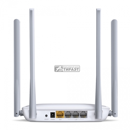 Маршрутизатор Mercusys MW325R (3p Lan+1p Wan, 802.11n/b/g, 300Mbps, 2.4ГГц, 4 антены) white купить по самой низкой цене
