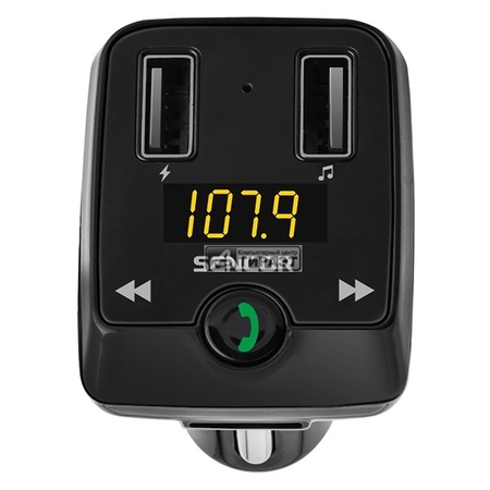 FM-трансмиттер автомобильный SENCOR SWM 3535 BT (SWM 3535 BT) USB/mSD 12/5V купить по самой низкой цене