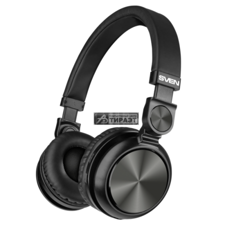 Наушники с микрофоном SVEN AP-B650MV black (Bluetooth v5.0/wired, HSP/HFP/A2DP/AVRCP, 20-20000Гц, 32Ом) купить по самой низкой цене