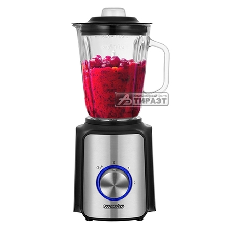 Блендер Mesko MS 4080 (стационарн, 600W, 2 скор, чаша 1500мл-стекло) купить по самой низкой цене