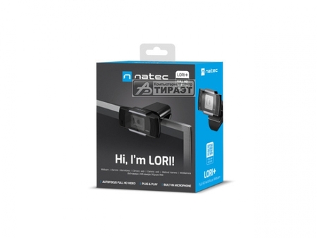 WEB-камера Natec Lori Plus (NKI-1672) FHD, USB, встроенный микрофон купить по самой низкой цене