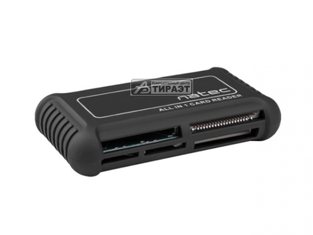 Картридер NATEC (NCZ-0206) внешний, USB 2.0, black купить по самой низкой цене